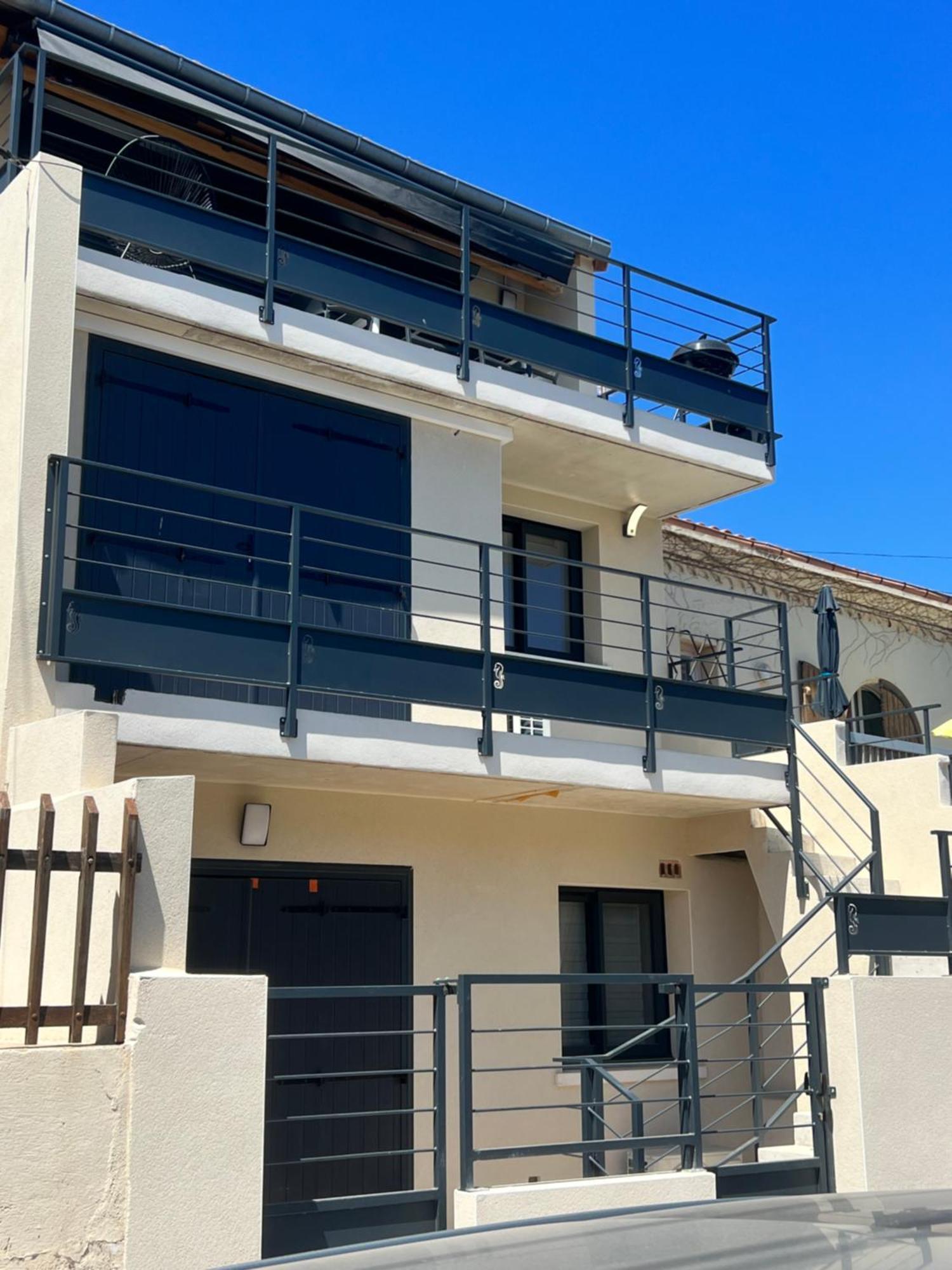 Oustal Caval Marin A Valras-Plage Exterior foto