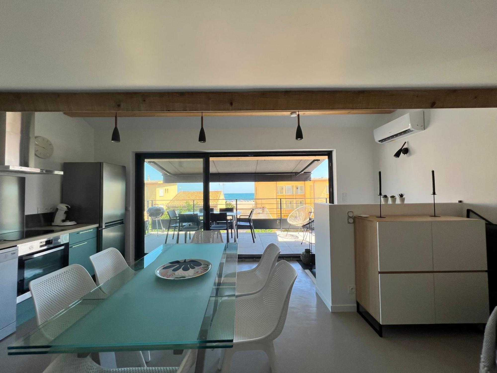 Oustal Caval Marin A Valras-Plage Exterior foto